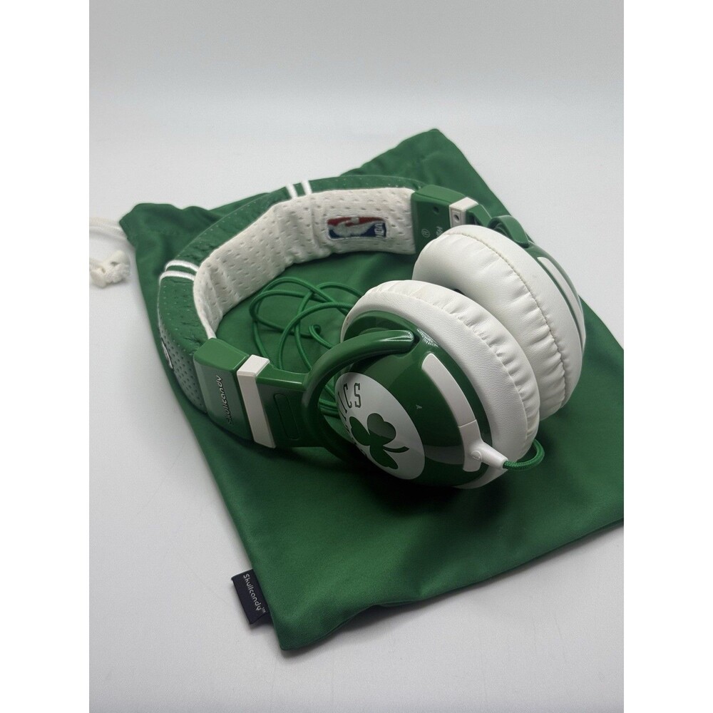 Skullcandy KG Edition Headphones | Kevin Garnett #5 Boston Celtics | Grn & Wht